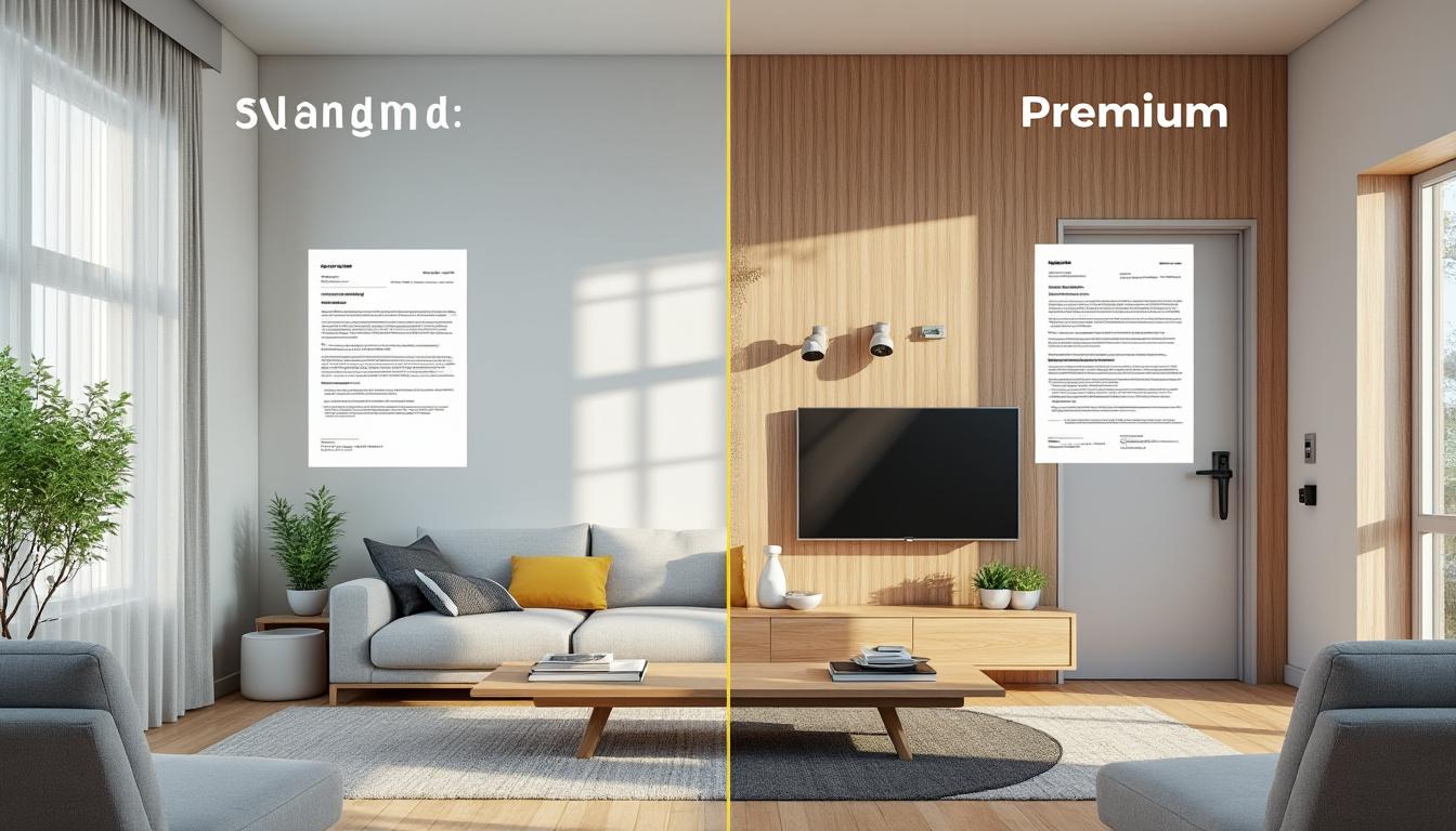 découvrez les différences clés entre l'assurance habitation locataire standard et premium pour choisir la meilleure protection adaptée à vos besoins.