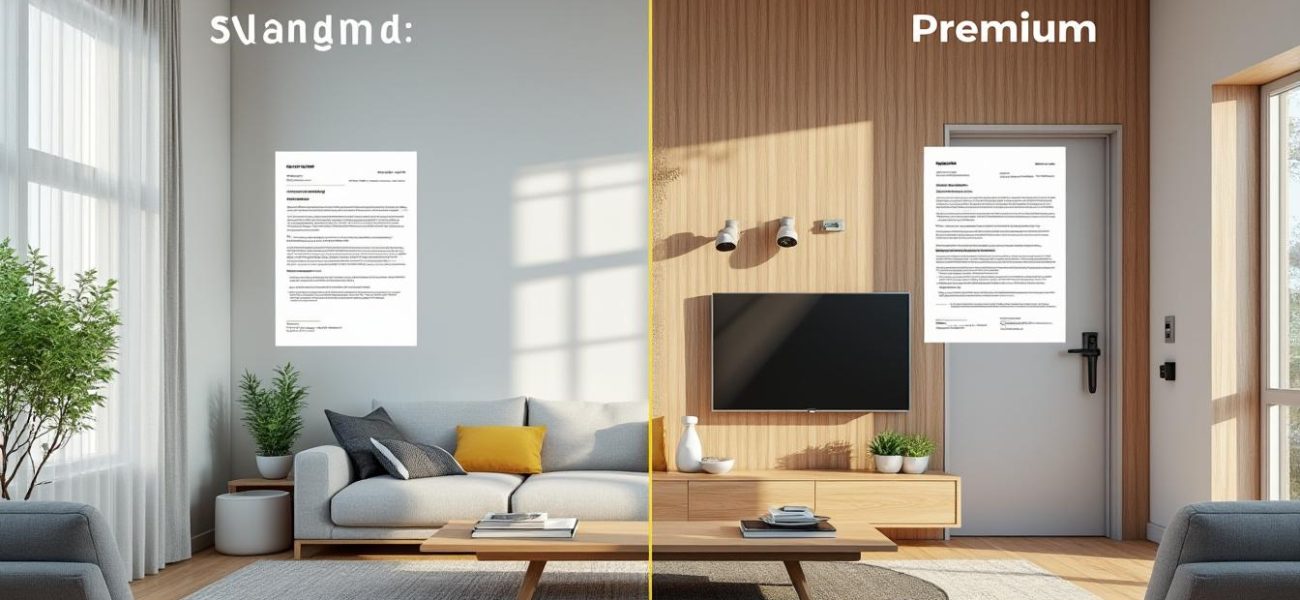 découvrez les différences clés entre l'assurance habitation locataire standard et premium pour choisir la meilleure protection adaptée à vos besoins.